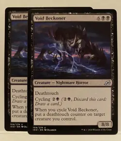 x2 Void Beckoner Ikoria: Lair of Behemoths 104/274 Pack Fresh - Image 1