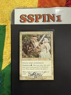MTG Ray of Revelation Judgment Signed Chaffee - Image 1