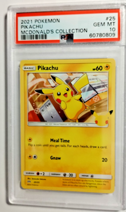 2021 Pokemon Pikachu McDonald's Collection #25 GEM MT 10 (60780809) - Image 4
