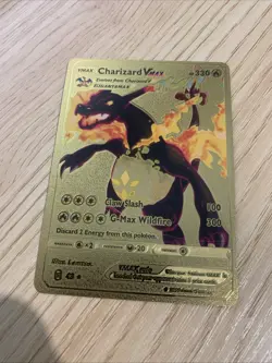 Charizard VMAX Pokemon Gold Foil HP 330 #43 - Right to Top Loader - Image 1