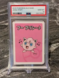 Jigglypuff PSA 10 Old Maid Deck Japanese 2019 Pokemon - Image 1