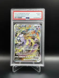 PSA 9 Mewtwo Vstar GG44/GG70 Alt Art Crown Zenith Pokemon TCG MINT - Image 1