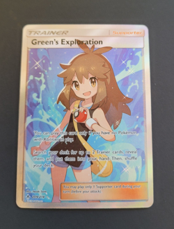 Green's Exploration (Full Art) Ultra Rare Unbroken Bonds 209/214 NM Pokemon TCG - Image 1