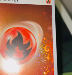 Pokemon 151 Fire Energy 002 - 1 Swirl - Cosmos Holo NM/M - Image 2