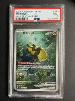 Relicanth 173 PSA 9 2024 Pokemon TEF EN Illustration Rare - Image 1