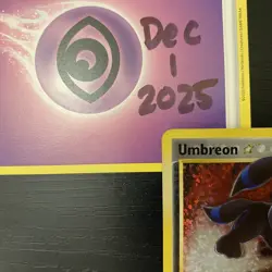 UMBREON GOLD STAR 17/17 - Pokemon Celebrations: Classic Collection - TCG NM - Image 3