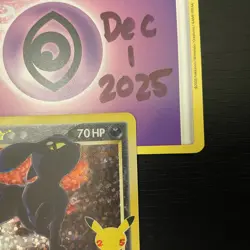 UMBREON GOLD STAR 17/17 - Pokemon Celebrations: Classic Collection - TCG NM - Image 4