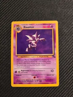 Pokemon Vintage Haunter 21/62 Fossil LP-MP - Image 1
