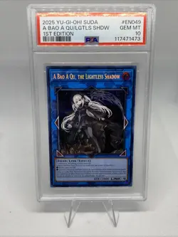 2025 YU-GI-OH! Suda A Bao A Qu/LGTLS Shadow 1st Edition Secret Rare PSA 10 - Image 1