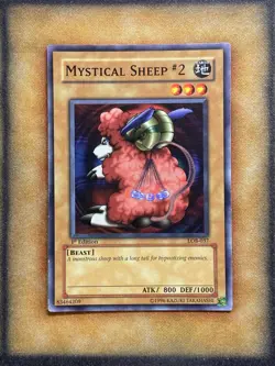 Yugioh Mystical Sheep #2 LOB-037 Common 1st Ed North American LP - Image 1