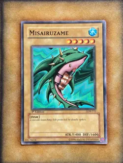 Yugioh Misairuzame LOB-111 Common 1st Ed North American NM - Image 1