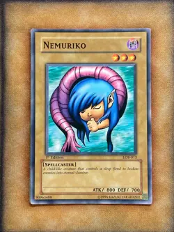 Yugioh Nemuriko LOB-013 Common 1st Ed North American LP - Image 1