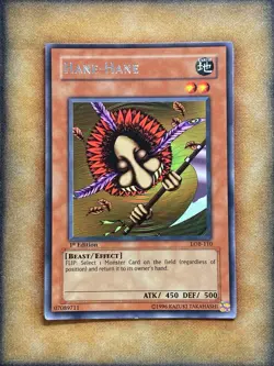 Yugioh Hane-Hane LOB-110 Rare 1st Ed NM - Image 1