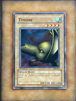 Yugioh Tyrone LOB-063 Common 1st Ed North American NM - Image 1
