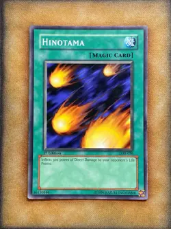 Yugioh Hinotama LOB-056 Common 1st Ed North American LP - Image 1