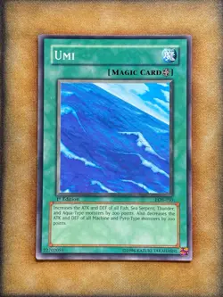 Yugioh Umi LOB-050 Common 1st Ed North American NM - Image 1