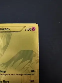 Pokemon TCG Reshiram Full Art Secret Rare Holo Card Legendary Treasures 114/113 - Image 2