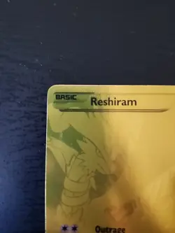Pokemon TCG Reshiram Full Art Secret Rare Holo Card Legendary Treasures 114/113 - Image 5