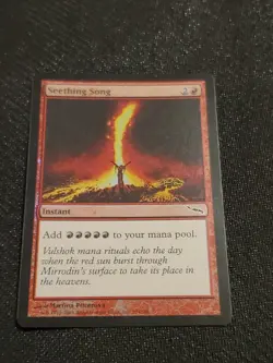 Seething Song -Foil Light Play MTG Mirrodin, Fast Ship, US seller - Image 1