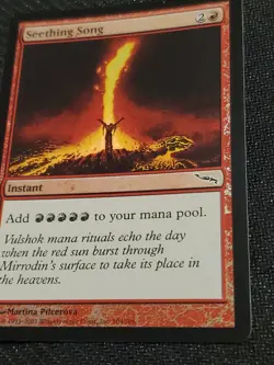 Seething Song -Foil Light Play MTG Mirrodin, Fast Ship, US seller - Image 3