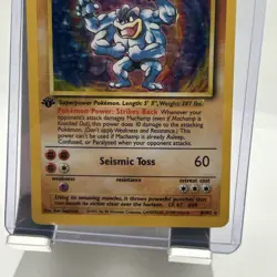 Machamp 8/102 Pokemon Card 1st Edition Base Set Holo WOTC 1999 HP Rare - Image 3