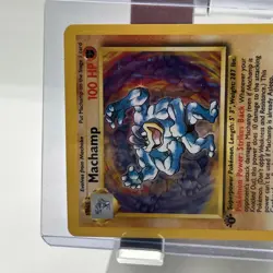 Machamp 8/102 Pokemon Card 1st Edition Base Set Holo WOTC 1999 HP Rare - Image 5