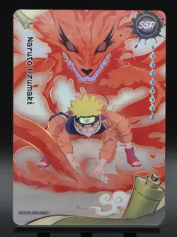Naruto Uzumaki NRSA01-SSR-019L3 English Naruto Kayou Card Heavens Scroll NM - Image 1