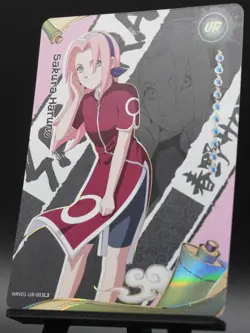 Sakura Haruno NRV01-UR-003L3 English Naruto Kayou Card Heavens Scroll NM - Image 3
