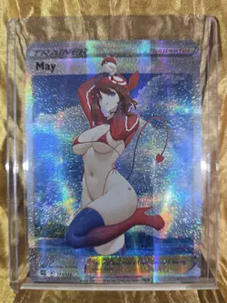 MAY Pokemon Trainer Waifu Goddess Card CUSTOM MADE - Image 2