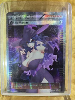 HEX MANIAC Pokemon Trainer Waifu Goddess Card CUSTOM MADE - Image 2