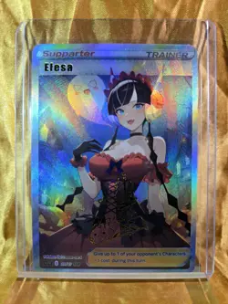 ELENA Pokemon Trainer Waifu Goddess Card CUSTOM MADE - Image 1