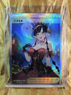 ELENA Pokemon Trainer Waifu Goddess Card CUSTOM MADE - Image 2