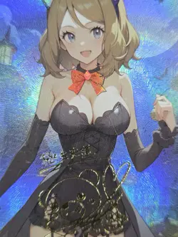 SERENA Pokemon Waifu Goddess Card CUSTOM MADE - Image 3