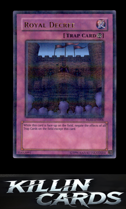 Royal Decree HL03-EN006 YuGiOh Ultra Rare Hobby League 3 Card NM - Image 1