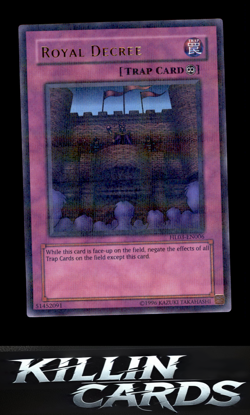 Royal Decree HL03-EN006 YuGiOh Ultra Rare Hobby League 3 Card NM - Image 1