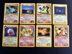 Pokemon 1st Edition 8 Card Lot! You Will Receive All 8 Cards In Photos! - Image 1