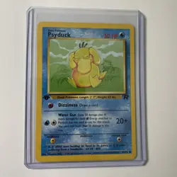 Pokemon Card 1st Edition Psyduck 65/82 Team Rocket WOTC LP-NM - Image 1