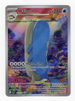 Wailord Full Art Secret Rare Journey Together 162/159, NM Pokemon Card - Image 1