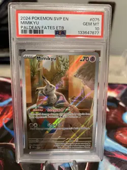 1x - Mimikyu 075 Sv: Scarlet & Violet Promo Cards Holo PSA 10 ?? - Image 5