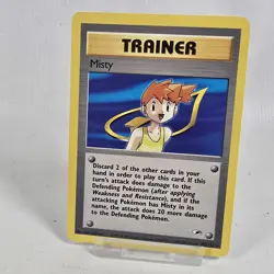 Misty Gym Heroes Rare Non-Holo 102/132 1999 WOTC Pokemon Trading Card - Image 1