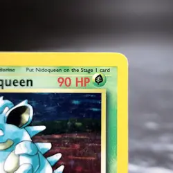Nidoqueen 7/64 Jungle Holo Rare Unlimited Pokemon Card WOTC MP Creased ? - Image 4
