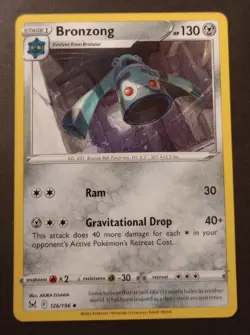 Pokemon Lost Origin Bronzong Uncommon Card 126/196 NM - Image 1