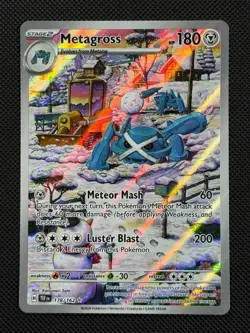 Pokemon Cards Metagross 178/162 Temporal Forces Illustration Rare NM - Image 1