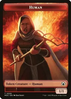 Tentacle - Human Double Sided Token [March of the Machine] MTG - Image 2
