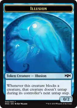 Illusion Token - Ravnica Allegiance #002/013 MTG Magic The Gathering - Image 1