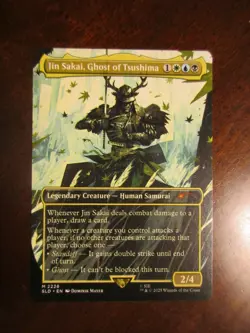 Magic The Gathering Playstation Secret Lair JIN SAKAI, GHOST OF TSUSHIMA 2226 - Image 1