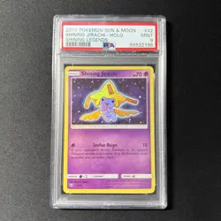 PSA 9 MINT 2017 Pokemon Shining Legends Shining Jirachi #42 Holo - Image 2