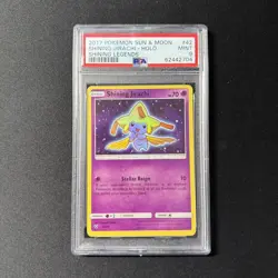 PSA 9 MINT 2017 Pokemon Shining Legends Shining Jirachi #42 Holo - Image 3
