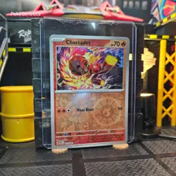 Charcadet Paldean Fates Reverse Holo Pokemon TCG 014/091 Scarlet & Violet Common - Image 3