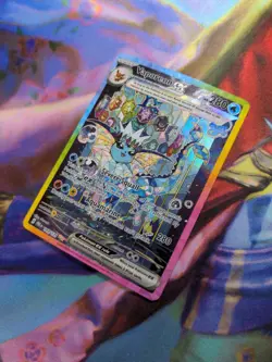 2025 Pokemon SV Prismatic Evolutions PRE EN Vaporeon EX #149/131 NM - Image 3